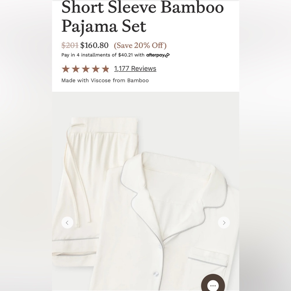 Cozy Earth Short Sleeve Pajamas